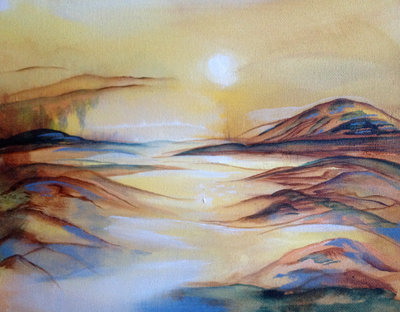 Golden Hills by Lisa Delorme Meiler Metis Artist